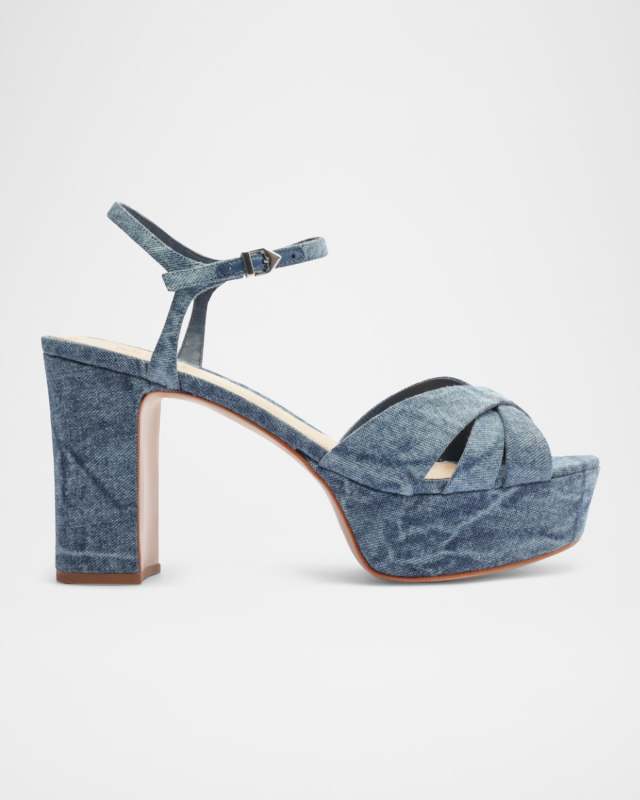 Keefa Ankle-Strap Platform Sandals